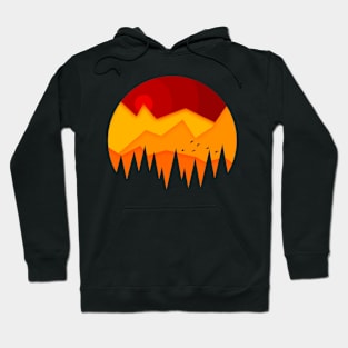 Mountain View V2 (Transparent Trees) Hoodie